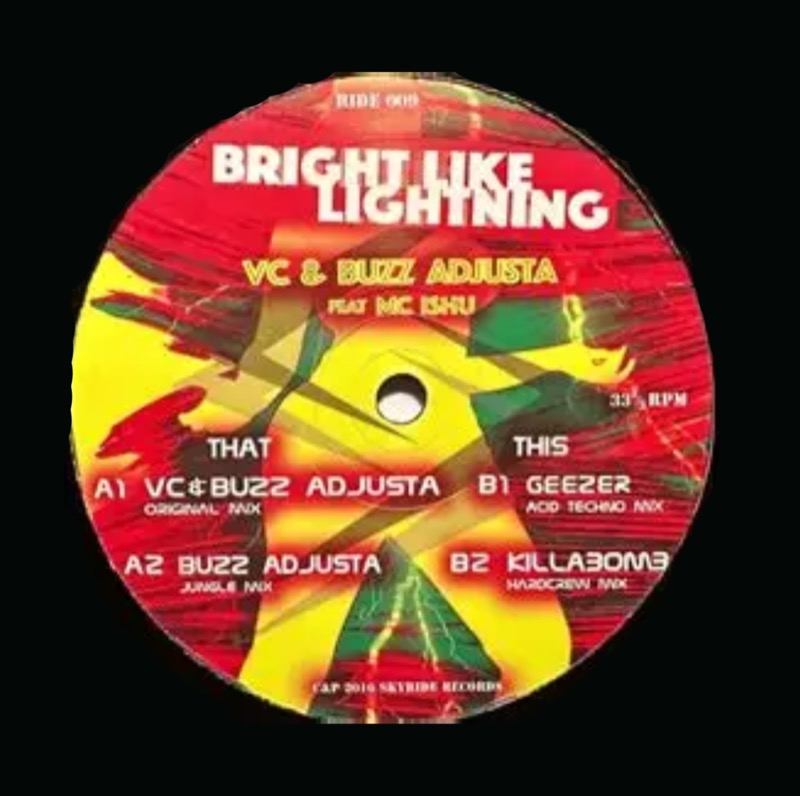 Skyride 09 vinyl label artwork